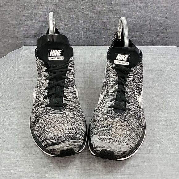 Nike Flyknit Racer Oreo 2.0 Black / White running GS shoes 526628-012 Men\'s 9 main image 13
